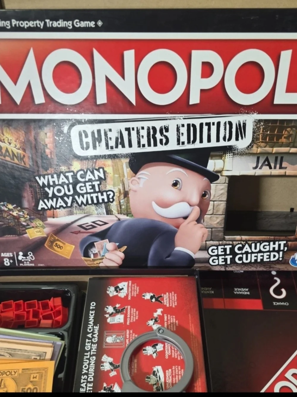 Hasbro Monopoly Cheaters Edition Game - With All Pieces